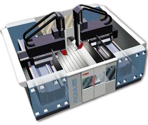 Y2K – Systém dvou 5-osých frézovacích center Y2K – Systém dvou 5-osých frézovacích center